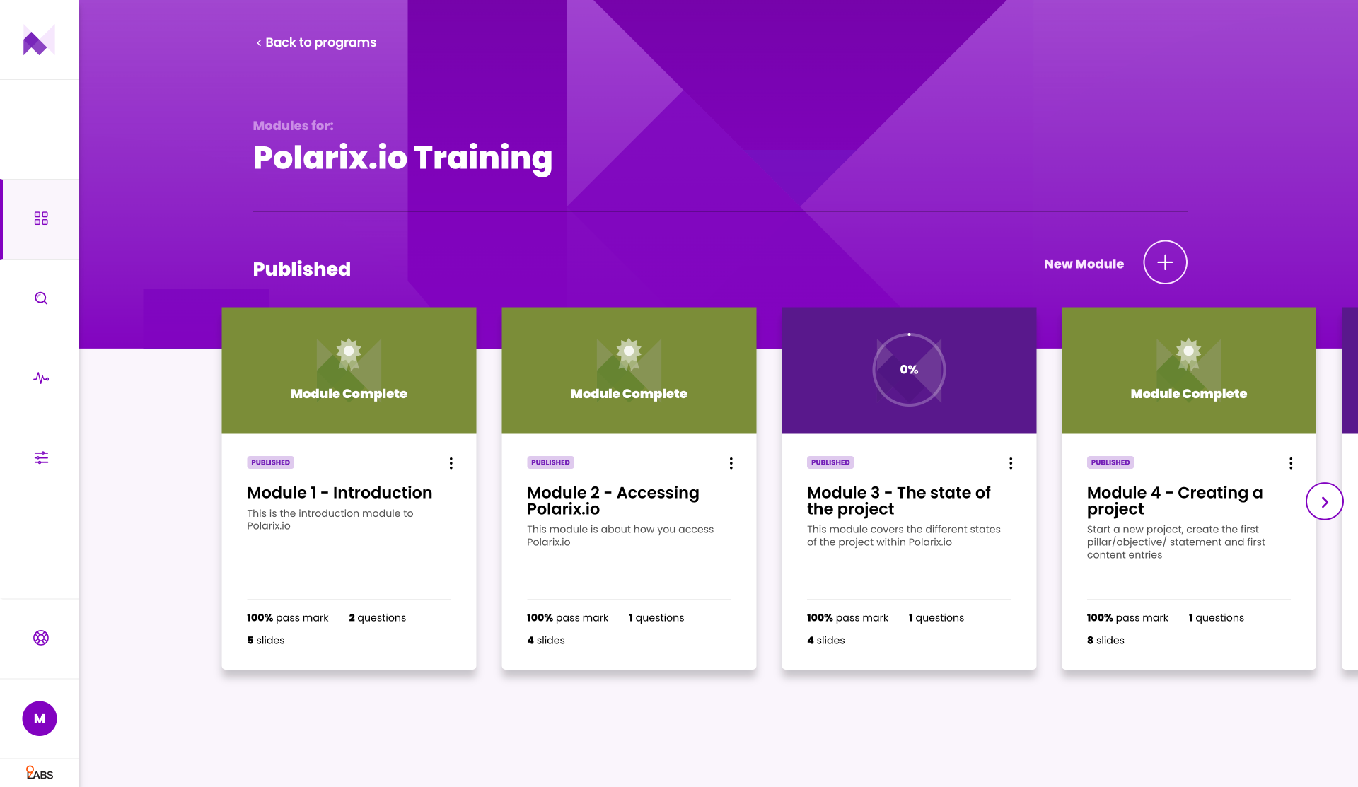 Modulix - Training & Certification Software for Medical Affairs Teams